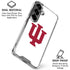 Indiana University IU Logo White Galaxy S26 Clear Case