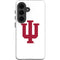 Indiana University IU Logo White Galaxy S26 Impact Case