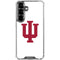 Indiana University IU Logo White Galaxy S26 Plus Clear Case