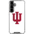Indiana University IU Logo White Galaxy S26 Plus Clear Case