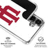 Indiana University IU Logo White Galaxy S26 Plus Clear Case