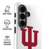 Indiana University IU Logo White Galaxy S26 Plus Impact Case
