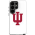 Indiana University IU Logo White Galaxy S26 Ultra Impact Case