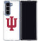 Indiana University IU Logo White Galaxy Z Fold5 5G Clear Case