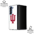 Indiana University IU Logo White Galaxy Z Fold6 Clear Case