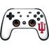 Indiana University IU Logo White Google Stadia Controller Skin