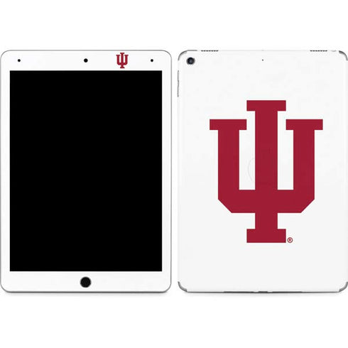 Indiana University IU Logo White iPad Skins