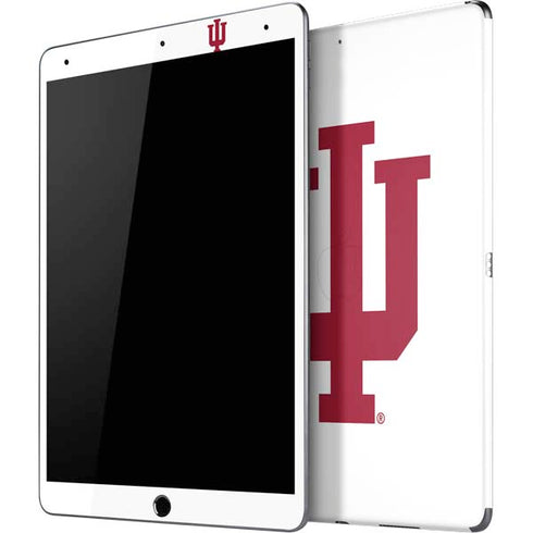 Indiana University IU Logo White iPad Skins