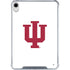 Indiana University IU Logo White iPad 11th Gen (2025) Clear Case