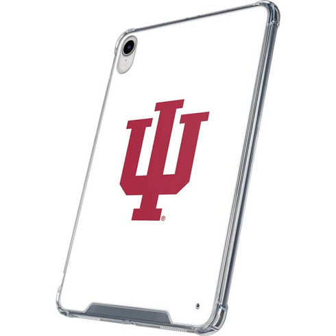 Indiana University IU Logo White iPad 11th Gen (2025) Clear Case