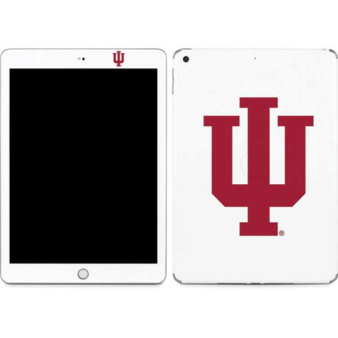 Indiana University IU Logo White Apple iPad Skin