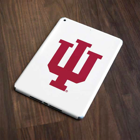 Indiana University IU Logo White Apple iPad Skin