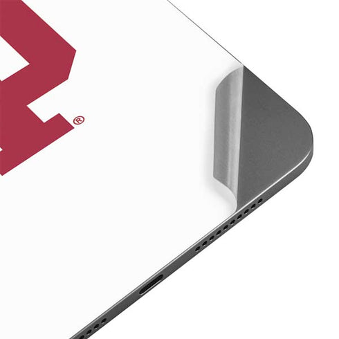 Indiana University IU Logo White Apple iPad Mini Skin