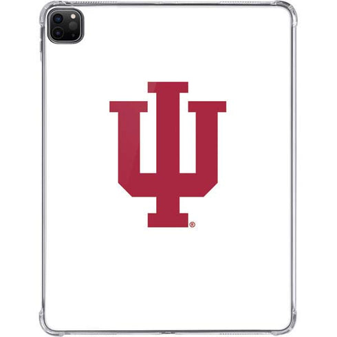 Indiana University IU Logo White iPad Pro 11in (2024) Clear Case