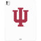 Indiana University IU Logo White iPad Pro 13in M4 (2024) Skin
