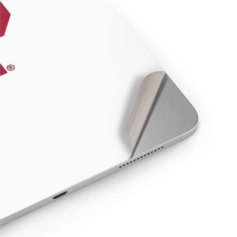 Indiana University IU Logo White iPad Pro 13in M4 (2024) Skin