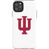 Indiana University IU Logo White iPhone Cases