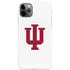 Indiana University IU Logo White iPhone Cases