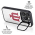 Indiana University IU Logo White iPhone 14 Pro Max Kickstand Case