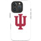 Indiana University IU Logo White iPhone 16 Pro Impact Case