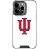 Indiana University IU Logo White iPhone 16 Pro Max Clear Case