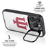 Indiana University IU Logo White iPhone 16 Pro Max Kickstand Case