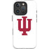 Indiana University IU Logo White iPhone 16 Pro Max Magsafe Impact Case