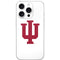 Indiana University IU Logo White iPhone 16 Pro Skin
