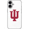 Indiana University IU Logo White iPhone 16 Skin
