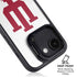 Indiana University IU Logo White iPhone 16e Kickstand Case