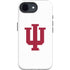 Indiana University IU Logo White iPhone 16e Impact Case