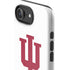 Indiana University IU Logo White iPhone 16e Impact Case