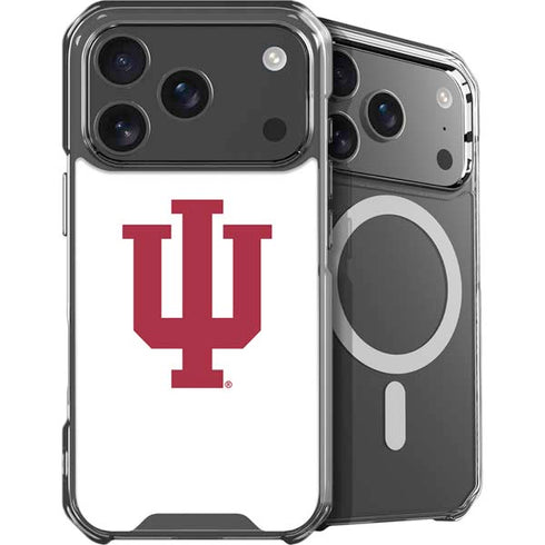 Indiana University IU Logo White iPhone 18 Pro MagSafe Case
