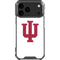 Indiana University IU Logo White iPhone 18 Pro Max Clear Case
