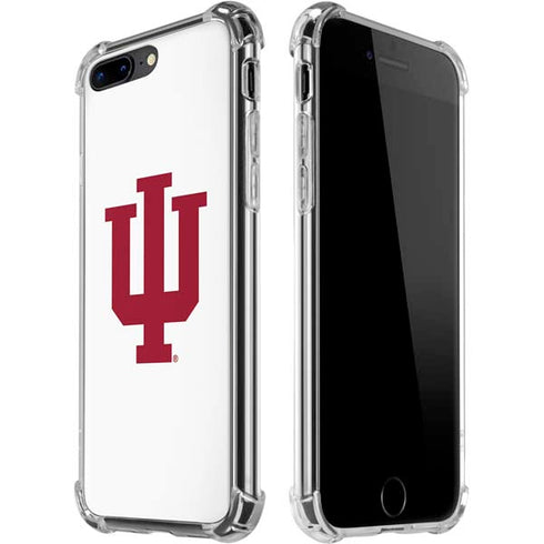Indiana University IU Logo White iPhone Cases