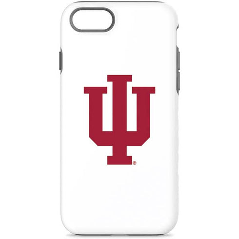Indiana University IU Logo White iPhone Cases