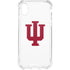 Indiana University IU Logo White iPhone XS Clear Case