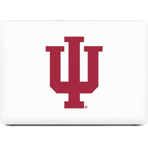 Indiana University IU Logo White Apple MacBook Air Skin