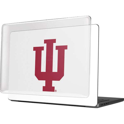 Indiana University IU Logo White MacBook Pro 14in (2021-24) Case plus Skin