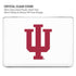 Indiana University IU Logo White MacBook Pro 14in (2021-24) Case plus Skin