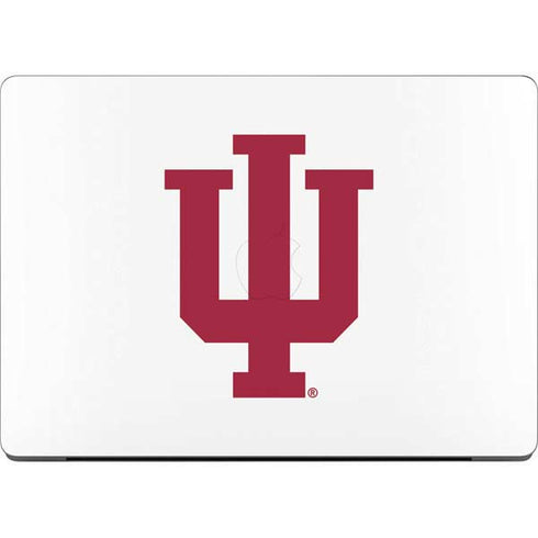 Indiana University IU Logo White Apple MacBook Pro 14-inch Skin