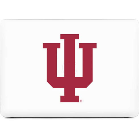 Indiana University IU Logo White Apple MacBook Pro 16-inch Skin