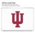 Indiana University IU Logo White MacBook Cases