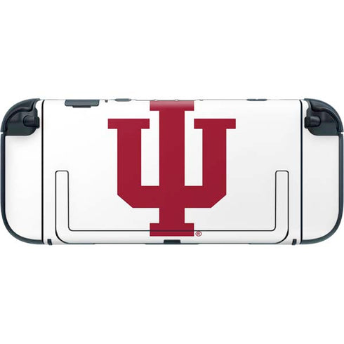 Indiana University IU Logo White Nintendo Switch 2 (2025) with Joy-Con Skin