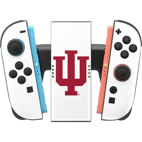 Indiana University IU Logo White Nintendo Switch 2 (2025) Joy-Con Controller Skin