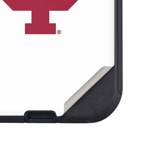 Indiana University IU Logo White Otterbox Defender iPhone Skin