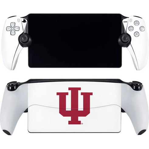 Indiana University IU Logo White PlayStation PS5 Skins