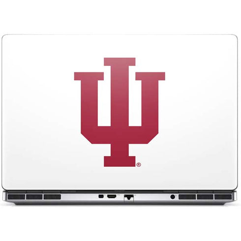 Indiana University IU Logo White Dell Precision Skin