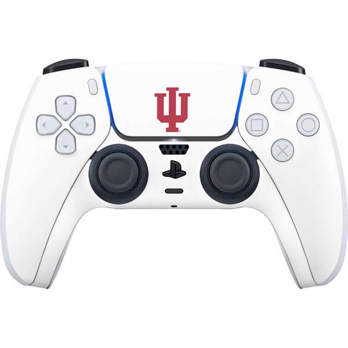 Indiana University IU Logo White PlayStation PS5 Skins