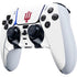 Indiana University IU Logo White PS5 DualSense Edge Pro Controller Skin